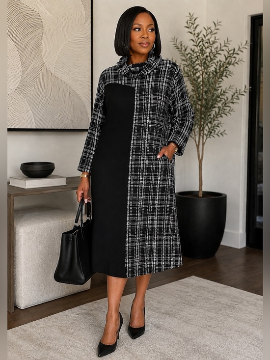 The kemist Dresses & Skirts - Plaid winter dress